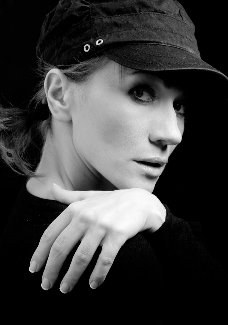 Artystyczny portret twarz kobiety